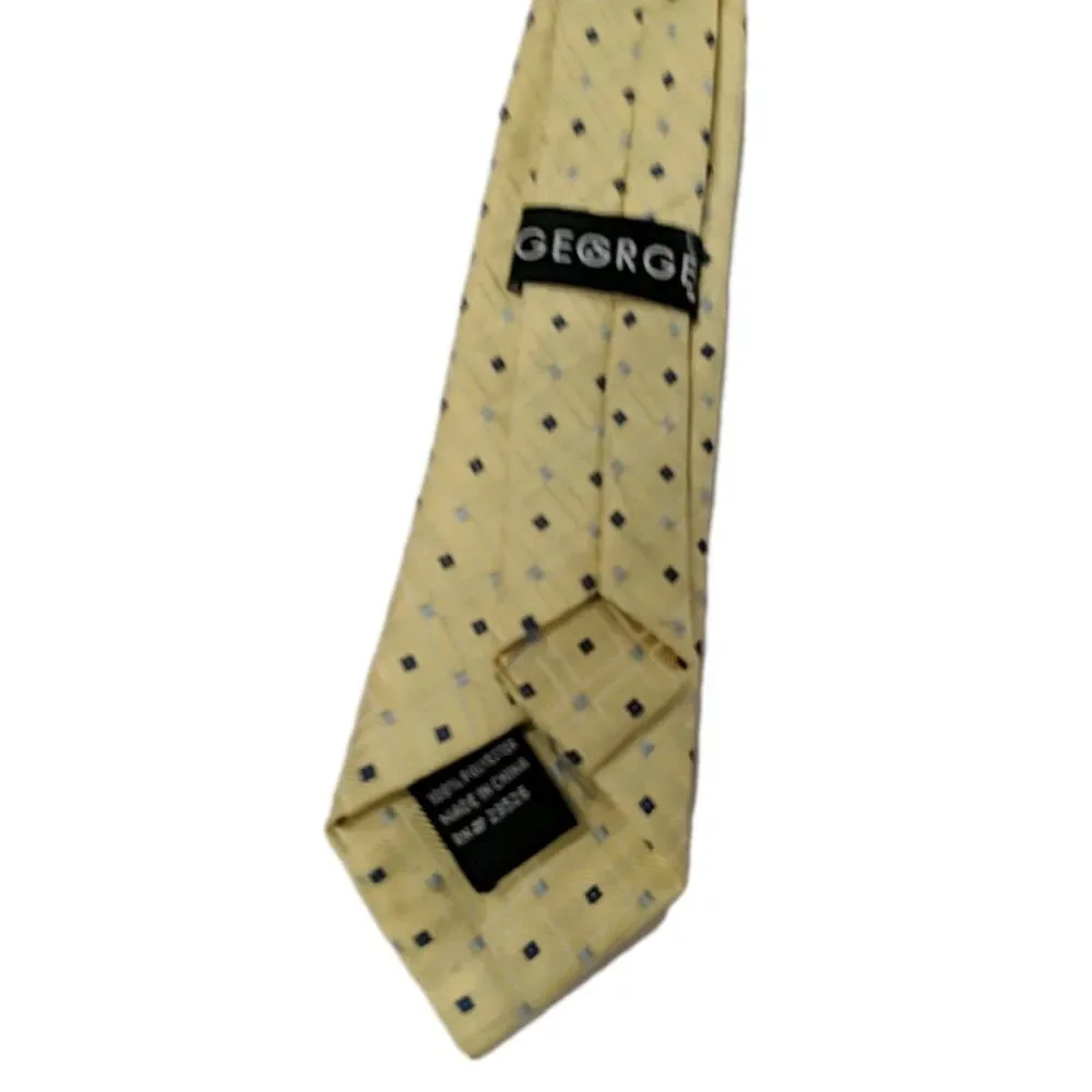 George Youth Tie Clip On Kids Yellow School Events Church 11
